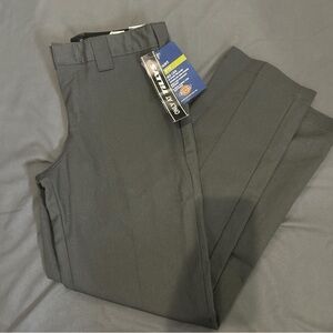 Dickies boys grey straight leg trousers